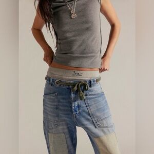 We The Free Moxie Pull-On Barrel Jeans size 28